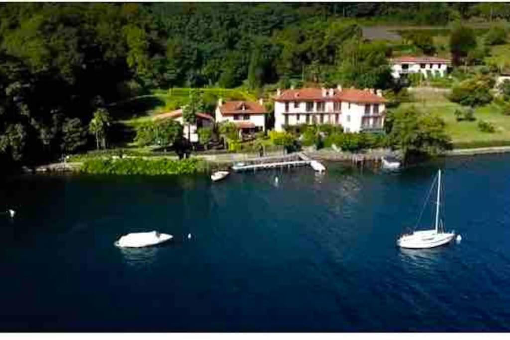 Villa Giardino Con Pontile Sul Lago D'Orta In Riva Orta San Giulio Exterior foto